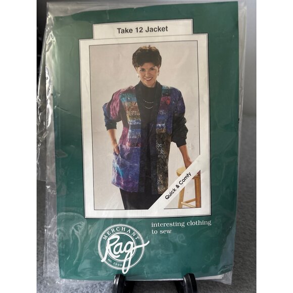 Take 12 Jacket Sewing Pattern By Rag Merchant Sizes 6-24 Includes Instructions F - Picture 5 of 6